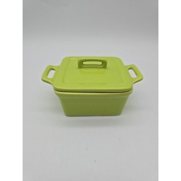 Omniware Square Mini Baker Cocotte Chartreuse GreenColor - Picture 3 of 10